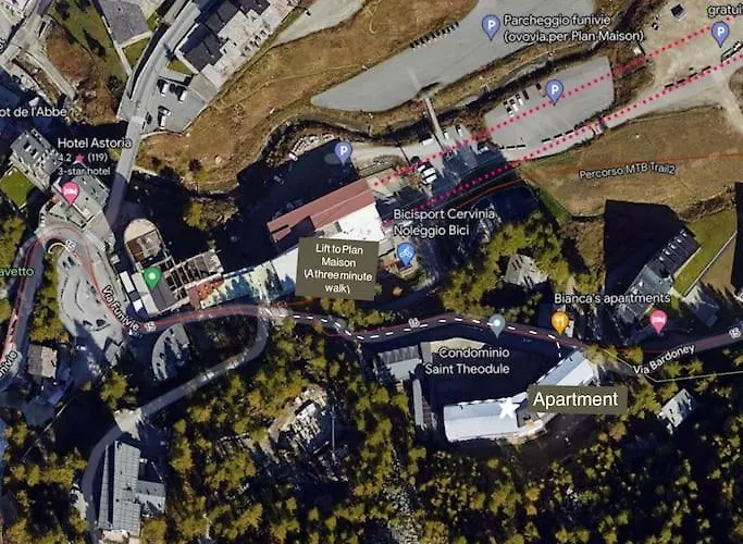 Casa Del Cervino 2 Bed 2 Bath - Next To Lifts With Views Апартаменти